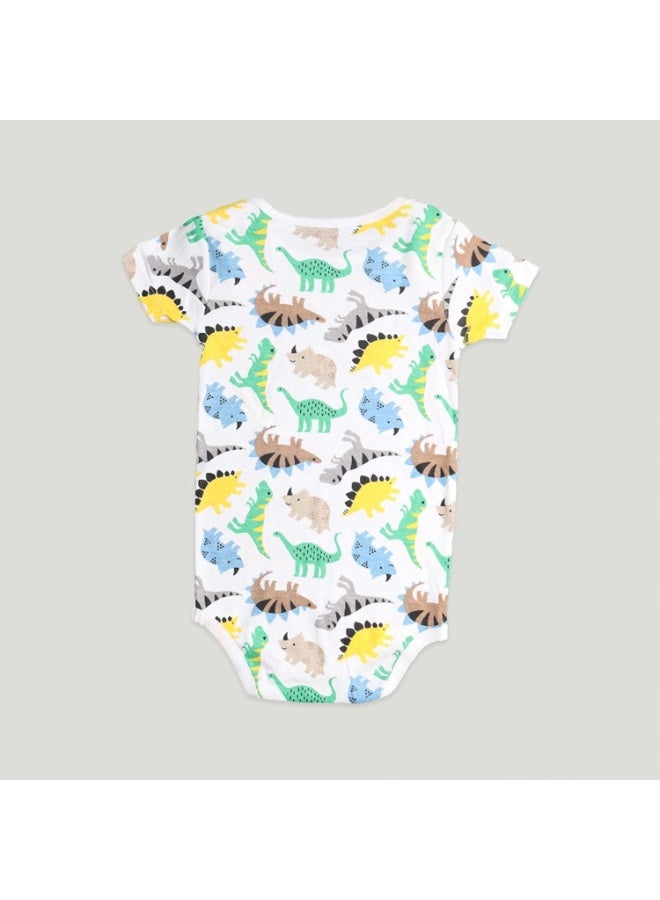 لؤي 100٪ قطن عضوي | رومبر للأطفال | ملابس نوم | جمبسوت | وندر سوت للأطفال الرضع – مناسب للأولاد والبنات حديثي الولادة والرضع والأطفال الصغار، بتصاميم وألوان زاهية تضفي مظهراً احتفالياً مميزاً. - Image 3